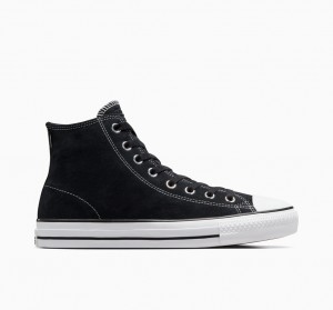 Converse CONS Chuck Taylor All Star Pro Suede Zwart Zwart Wit | 1786-ZBAXN