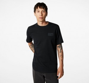 Converse CONS Grafische T-Shirt Zwart | 5043-ZQLNT