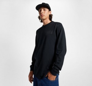 Converse CONS Long Sleeve T-Shirt Zwart | 2076-AEBTK