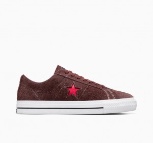 Converse CONS One Star Pro Bruin Wit Rood | 1530-EXLSY