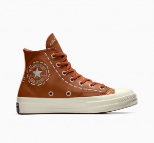 Converse Chuck 70 Bold Stitch Tawny Owl / Tawny Owl / Egret | 7589-BRELJ