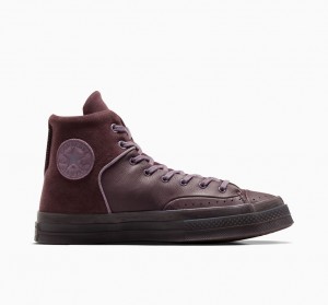 Converse Chuck 70 Marquis Leren Grijs | 3168-BWONH