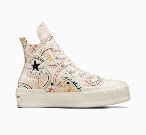 Converse Chuck 70 Plus Crafted Evolution Zwart Roze | 1450-UCOXD