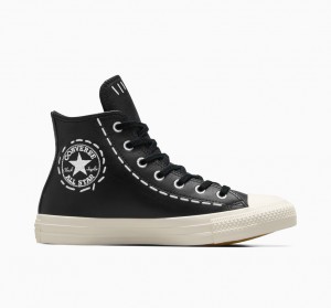 Converse Chuck Taylor All Star Bold Stitch Zwart Zwart | 3745-ALPHG