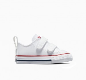 Converse Chuck Taylor All Star Easy-On Leren Wit | 6283-VPSRQ