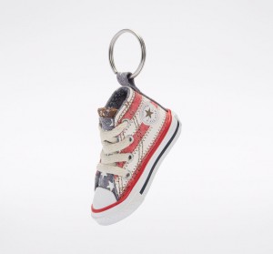 Converse Chuck Taylor All Star Keychain Wit Rood Blauw | 6920-XEOWQ