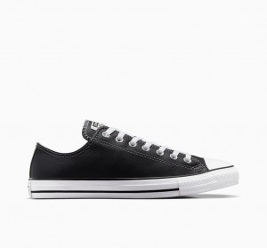 Converse Chuck Taylor All Star Leren Zwart | 3647-VPWCE