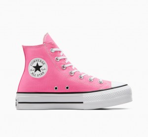 Converse Chuck Taylor All Star Lift Platform Roze Wit Zwart | 4381-VJMWU