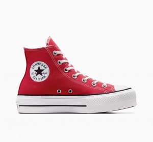 Converse Chuck Taylor All Star Lift Platform Rood Wit Zwart | 2187-VDZPR