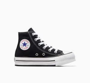 Converse Chuck Taylor All Star Lift Platform Zwart Wit Zwart | 0825-XMEJL