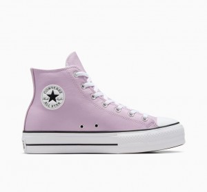 Converse Chuck Taylor All Star Lift Platform Excess Materials Wit Zwart | 0317-RQZME