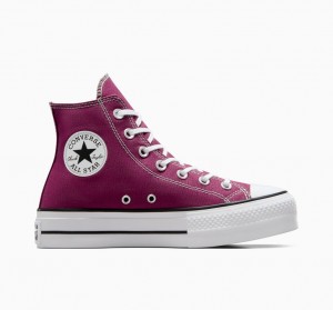 Converse Chuck Taylor All Star Lift Platform Seasonal Color Wit Zwart | 9046-WQHBN