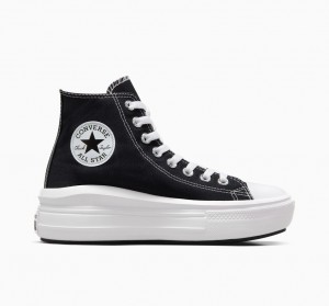 Converse Chuck Taylor All Star Move Platform Zwart Wit | 9326-WVHKS