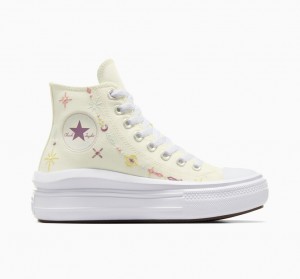 Converse Chuck Taylor All Star Move Platform Alchemy Embroidery Wit | 7518-ORLWB