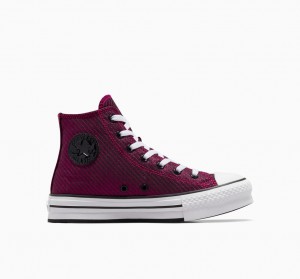 Converse Chuck Taylor All Star Platform Lift Sparkle Roze Wit Zwart | 1854-QXAZM