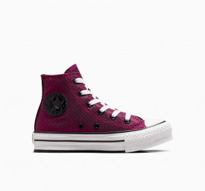 Converse Chuck Taylor All Star Platform Lift Sparkle Roze Wit Zwart | 4598-BQVXJ