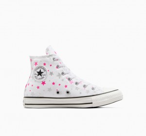 Converse Chuck Taylor All Star Sparkle Wit Roze Wit | 4097-PFRXQ