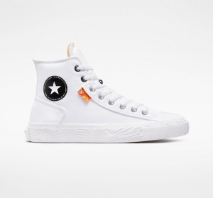 Converse Chuck Taylor Alt Star Canvas Wit Zwart Wit | 3671-TPNXF