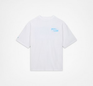 Converse Converse x Awake NY Jersey T-Shirt Wit | 7316-ZVCKH