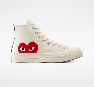 Converse Converse x Comme des Garçons PLAY Chuck 70 Wit Rood | 2806-OHSCA