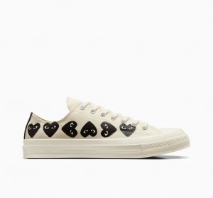 Converse Converse x Comme des Garçons PLAY Chuck 70 Multi Heart Zwart | 5068-TYSZG