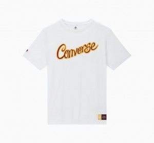 Converse Converse x Wonka T-Shirt Wit | 3789-IPMZF