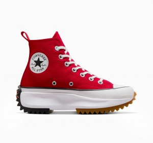 Converse Run Star Hike Platform Rood Wit Zwart | 5694-IFMRU