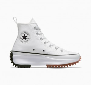 Converse Run Star Hike Platform Wit Zwart | 1026-BEHQS