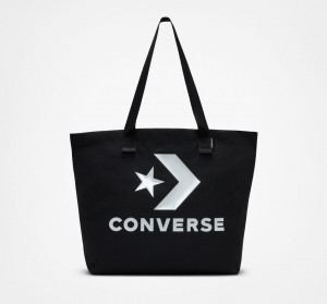 Converse Star Chevron Tote Zwart Wit | 3572-RMFIH