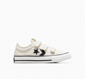 Converse Star Player 76 Easy-On Wit Zwart | 0486-HSZGX