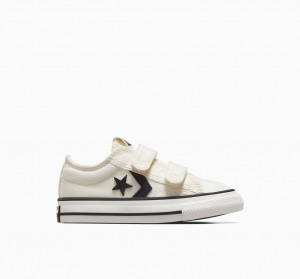 Converse Star Player 76 Easy-On Wit Zwart | 2680-QWOSJ