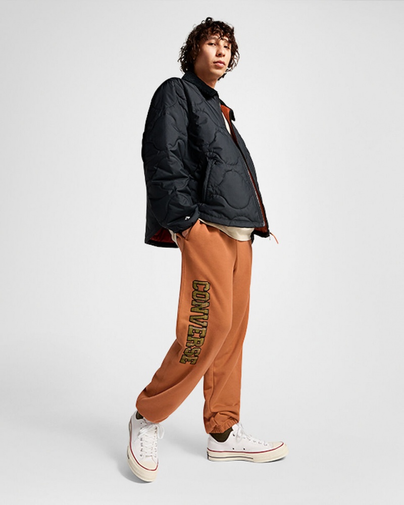 Converse All Star Logo Sweatpant Tawny Owl | 4203-TQREC