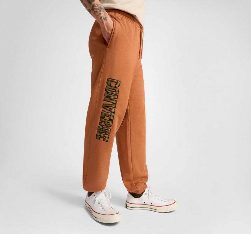 Converse All Star Logo Sweatpant Tawny Owl | 4203-TQREC