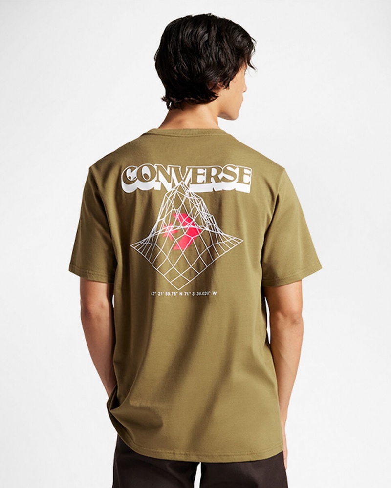 Converse All Star Mountain T-Shirt Cosmic Turtle | 7562-WFTKV