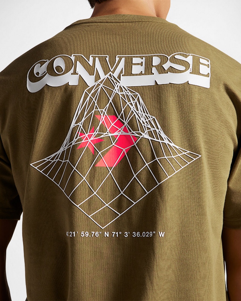 Converse All Star Mountain T-Shirt Cosmic Turtle | 7562-WFTKV