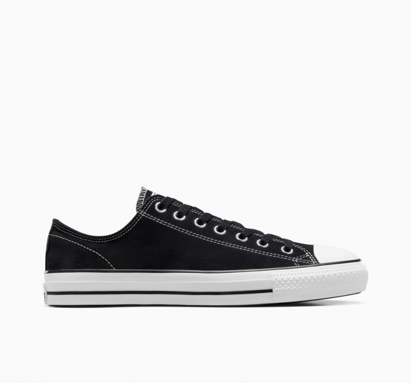 Converse CONS Chuck Taylor All Star Pro Suede Zwart Zwart Wit | 1573-TWGYU