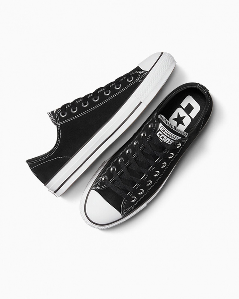 Converse CONS Chuck Taylor All Star Pro Suede Zwart Zwart Wit | 4307-IEQCA