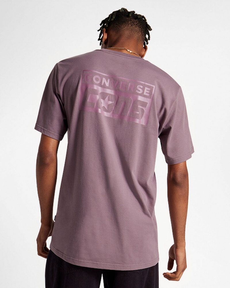 Converse CONS Grafische T-Shirt Grijs | 4859-YBEDU