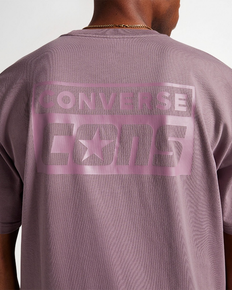 Converse CONS Grafische T-Shirt Grijs | 4859-YBEDU