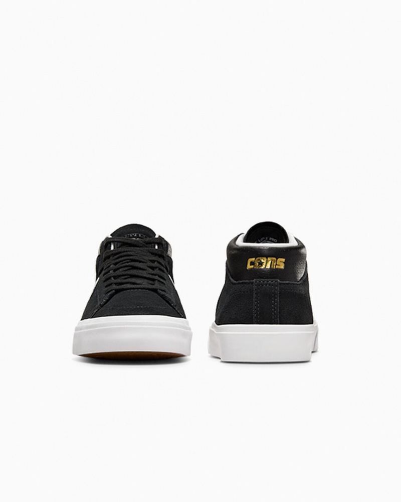 Converse CONS Louie Lopez Pro Mid Zwart Zwart Wit | 6518-CWKHI