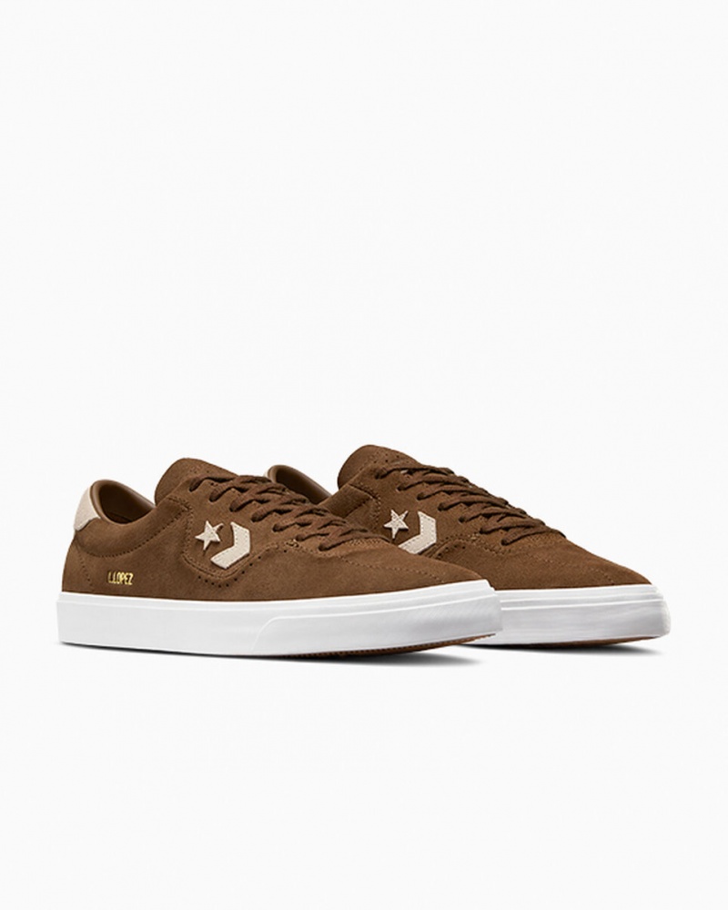 Converse CONS Louie Lopez Pro Suede Bruin | 6271-NQIYD