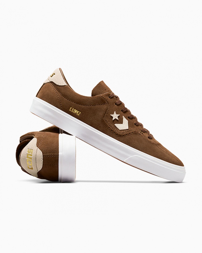 Converse CONS Louie Lopez Pro Suede Bruin | 6271-NQIYD