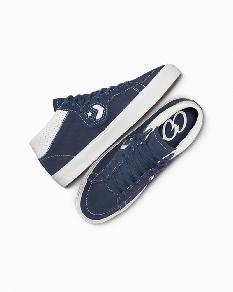 Converse CONS Louie Lopez Pro Suede Donkerblauw Wit Donkerblauw | 7021-MKNQC