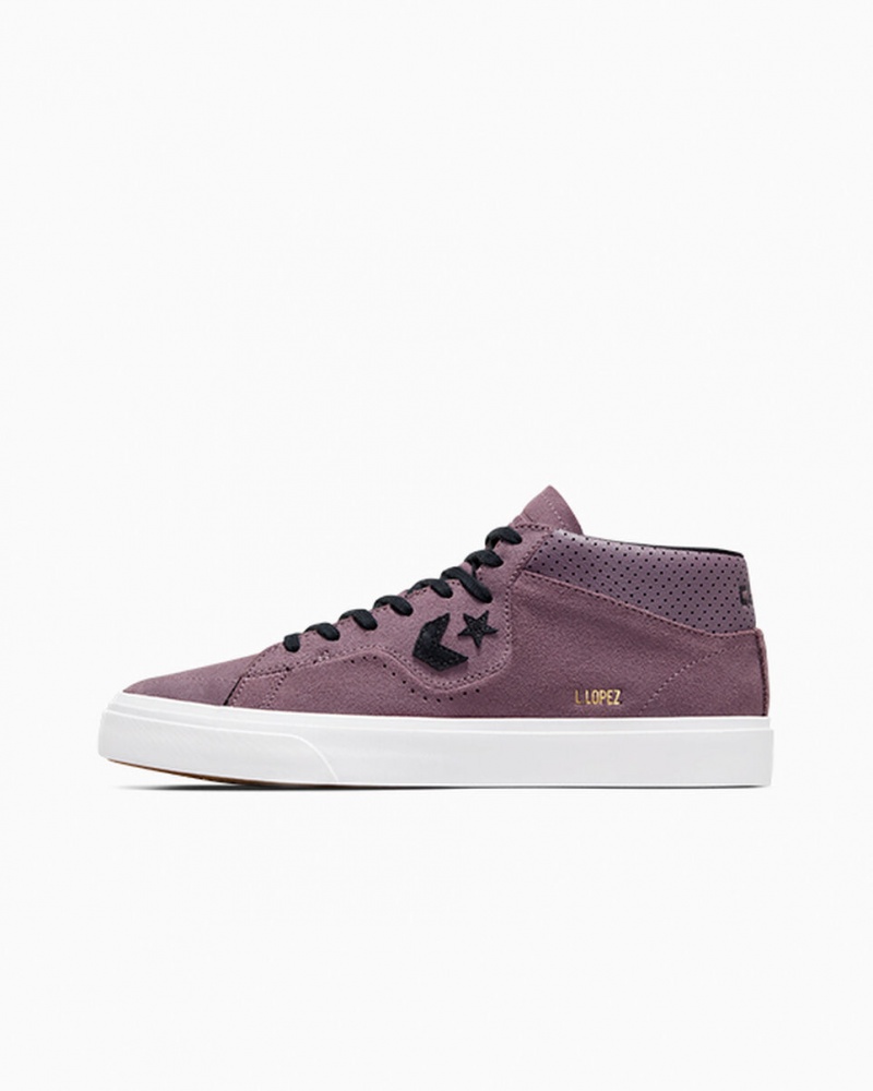 Converse CONS Louie Lopez Pro Suede Grijs Wit | 3126-MUFAK