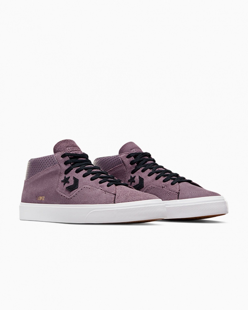 Converse CONS Louie Lopez Pro Suede Grijs Wit | 3126-MUFAK