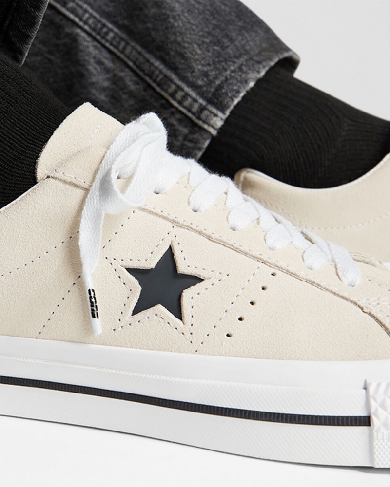 Converse CONS One Star Pro Wit Zwart | 0915-YQIAD