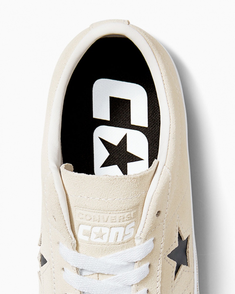 Converse CONS One Star Pro Wit Zwart | 0915-YQIAD