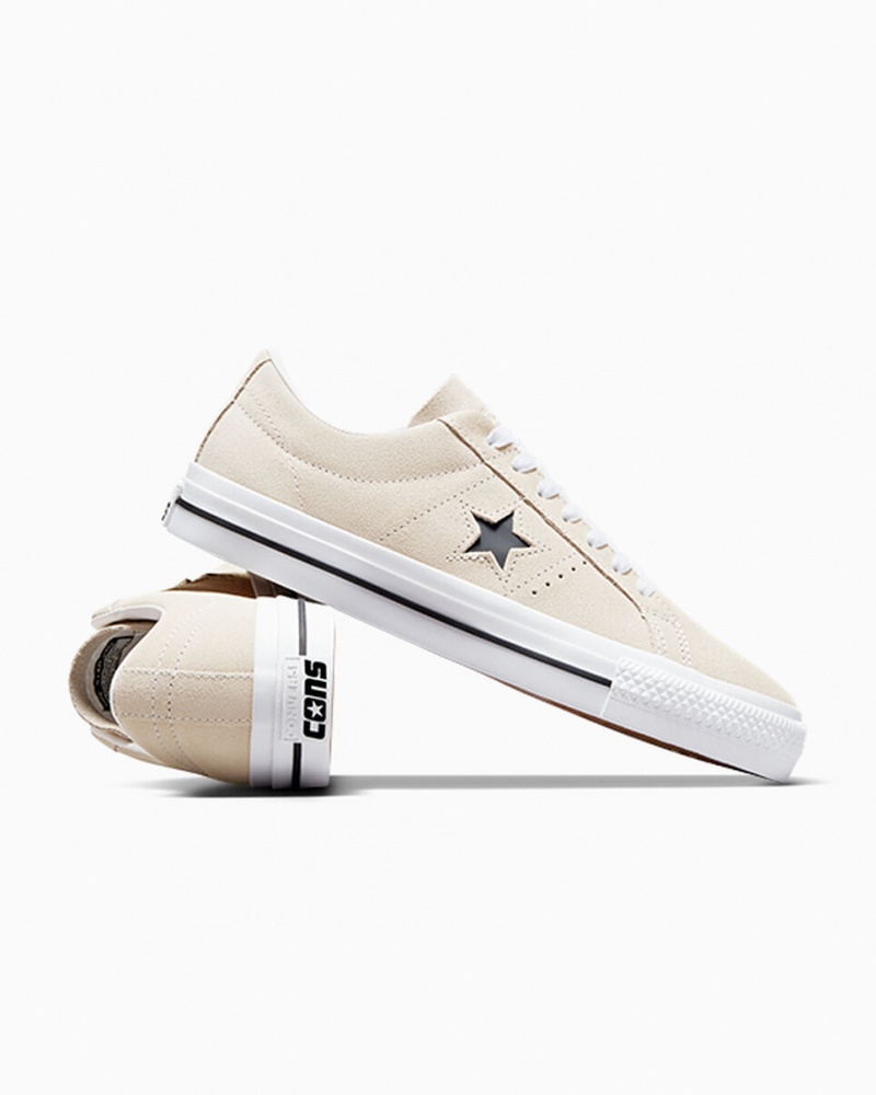 Converse CONS One Star Pro Wit Zwart | 0915-YQIAD