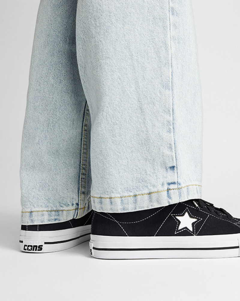 Converse CONS One Star Pro Zwart Zwart Wit | 3721-KPCES