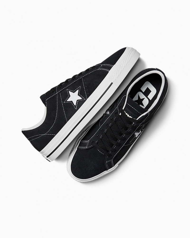 Converse CONS One Star Pro Zwart Zwart Wit | 3721-KPCES